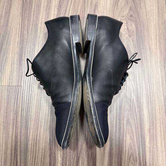 Nicholas Kirkwood Italian Mixed-Media Derby Shoes Black 41.5 - Picture 7 of 9